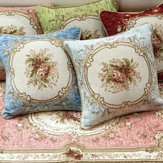 더와이 로망스 이태리 엔틱 방석 45x45cm