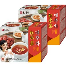 담터 대추차 플러스 15T x 2개, 15g, 15개입