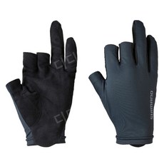 낚시 장갑 티타늄 글러브 미끄럼 방지 겨울 통기성 논슬립, M, GL-006V 블랙