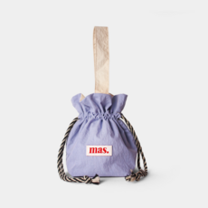마스마룰즈 Solid string bag _ Purple blue