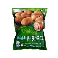 [롯데푸드] 라퀴진 우유미니핫도그, 500g, 2개