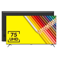 티비아이티 DI75UHD 75인치 TV UHD 초고화질 무료설치 중소기업TV 제로베젤 190cm(75인치) 상품 이미지