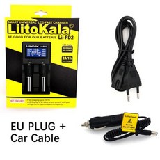 LiitoKala Lii-PD2 LII-PD4 배터리 충전기 18650 26650 21700 18350 AA AAA 3.7V3.2V1.2V 리튬 NiMH 배터리용, 3) Lii-PD2 Full set - US