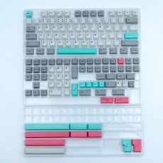 KBDiy 147 키 PBT 레트로 GMK 모던 돌치 라이트 키캡 기계식 키보드 키캡 체리 프로파일 MX 스위치 DIY 커스텀, 1개, 없음, 없음
