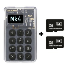 콜드카드 MK4 가상화폐 콜드월렛 크립토 비트코인전용 지갑 SD카드 세트