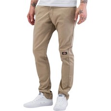 디키스 남성용 스키니 스트레이트 더블 무릎 작업 팬츠 Dickies