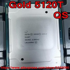 인텔 LGA3647 5120T QS 105W 19.25M 확장 버전 CPU 가능한 2.20GHz 프로세서 제온 14-코어 캐시 Gold5120T 골드