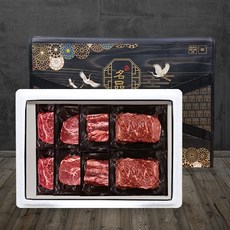미국산 탑초이스 블랙앵거스 구이용 선물세트5호(총1.6kg/각400g/살치살+갈비살+부채살+척아이롤), 없음, 1.6kg, 1개