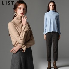 리스트 리스트 스판 소프트 터치 폴라 티셔츠 (택가격:128000원)