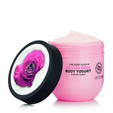 더 바디 샵 브리티쉬 로즈 바디 요거트 48 시간 모이스처 라이저 100 % 비건 206 ml, none, 상세페이지참조
