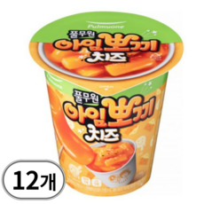 풀무원 아임뽀끼 치즈 떡볶이, 101g, 12개