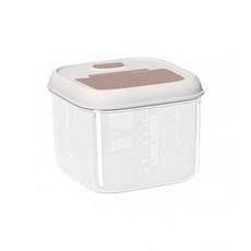 랜보어 반려동물 원터치 대용량 사료통 S, 핑크, 1개, 6L