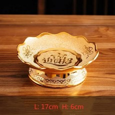 중국 스타일 불교 접시 도자기 관음 부의 신 과일 높은 발 공물, 2.A2, 1개