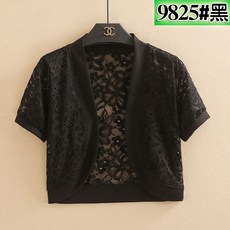 시스루 볼레로 여름 케이프 랩 레이스 여성용 숄 쉬폰