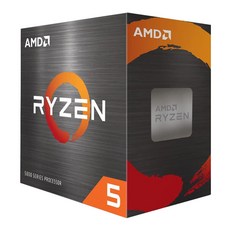 AMD 100 100000927BOX Ryzen 5 5600 5000 Vermeer(Zen 3) 6코어 CPU - 라이젠7700x