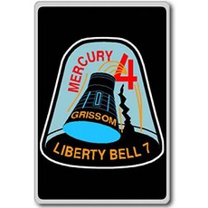 MR-4 Liberty Bell 7 1961 Project Mercury Mission Insignia f/12603214, 상세내용참조