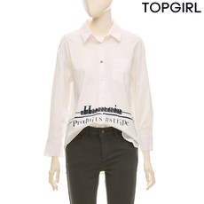 [TOPGIRL] 레터링 포인트 블라우스_TIC8SH804F