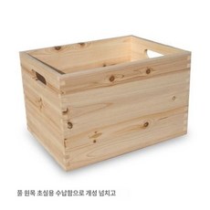 북유럽 사과상자 빈티지 나무상자, 장자송, 가로 세로 40x30x21 - 나무사과박스