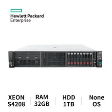 HPE HPE ProLiant 서버 DL380 Gen10 Xeon S4208/32GB ECC/HDD 1TB/S100i 8SFF/No OS