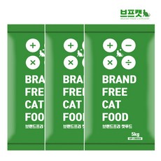 펠리코 브프캣 20kg 15kg 5kg 고양이사료 길고양이 길냥이 대용량, 3개, 5kg