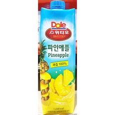 파인애플농축액 농축 쥬스 파인애플 과즙 주스 1L