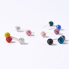 18k화이트골드귀걸이