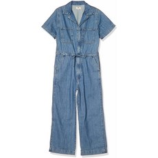 [여성 점프수트 M사이즈] [리바이스] 점프 수트 WIDE LEG JUMPSUIT 여성 85699-0003 Medium Indigo-Worn