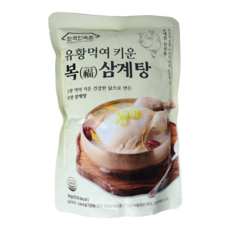 국내산 삼계탕 유황 먹여 키운 복 삼계탕 1kg, 6개