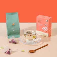 아름다원 유기농 도화차 복숭아꽃차 피부에좋은차 (15티백), 15개입, 1개