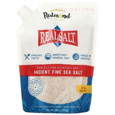 레드몬드 리얼 쏠트 바다 소금 조미료 454g Redmond Real Salt Ancient Fine Sea Salt, 737g, 737.09g