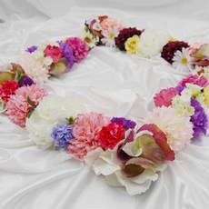 사각 납골당리스 수제제작 25cm 추모관꽃 조화꽃 꽃선물 특별한꽃 시들지않는꽃