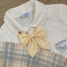 노란색땡땡이보타이