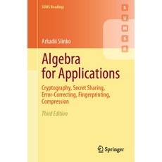 (영문도서) Algebra for Applications: Cryptography Secret Sharing Error-Correcting Finge... Paperback, Springer, English, 9783031826252