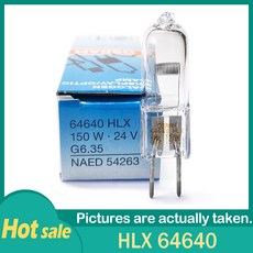 HLX 64640 수술 프로젝션 프로젝터 캡슐 텅스텐 전구 24V 150W G6.35 FCS 할로겐 램프 로트당 10개