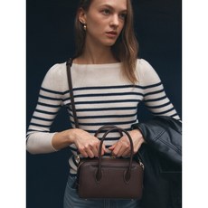 [드메리엘] Bowling Bag Medium Choco Brown