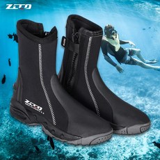 [아띠꼴로] 잠수 신발 다이빙 슈즈 스쿠버 부츠 다이버 해루질 스노쿨링 5mm 신발, 270