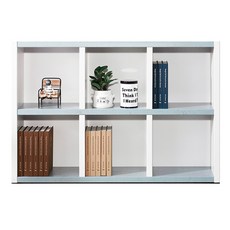 [겟홈] 스마트 30T 책장 2단1200_블루화이트, 타입:2단1200_블루화이트