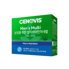 세노비스 남성용 멀티비타민 미네랄, 100정, 1개