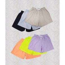 여성아노락반바지