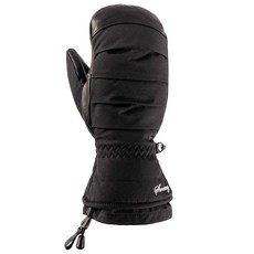 Swany 여성용 Ladown Sports 단열 따뜻하고 내구성이 뛰어난 통기성 유연한 겨울 장갑 블랙. Medium, Black