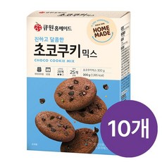 큐원 한박스 초코쿠키믹스 300g x 10개 오븐용 상온