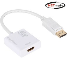 강원전자 넷메이트 NM-DPH04 DisplayPort 1.2 to HDMI 2.0 Active 컨버터(무전원), 상세페이지 참조