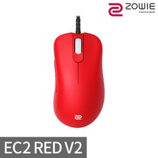 [벤큐 공식수입사] 벤큐 조위 EC2 레드 e-Sports 게이밍 마우스 V2 스페셜 에디션, EC2 SE RED마우스[5ZWEC2SERE]