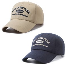 수지나 남녀공용 뉴욕 볼캡 모자 2개세트