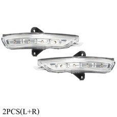 ZUK-사이드 미러 LED 턴 시그널 램프 쉐보레 말리부 2012 깜박이 리피터 라이트, 03 Left and Right(2pcs), 2개