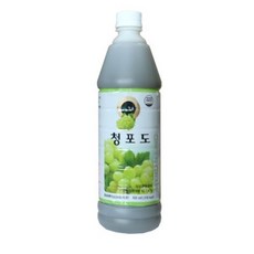 청솔 청포도 음료베이스 835ml / 과일원액, 3개