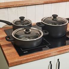 국산 인덕션 냄비 5중 코팅 칸 IH 편수 양수 냄비 전골 곰솥 5종, 칸 IH인덕션 5중코팅냄비, 편수18cm, 1개
