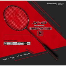 트라이온 라켓 X-O SPIDER INNOVATION RED 이노베이션 레드 배드민턴 라켓 오남스포츠, BG66, 29, 1개