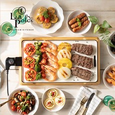 [슈퍼HOT][Vaimar] 바이마르 집에서도 캠핑요리를 그대로 메이플우드 화이트 그릴 VMK-2305GL