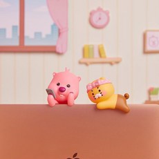 잔망루피X카카오프렌즈 모니터인형 2개 1세트 피규어 모니터 피규어 루피인형 춘식이인형